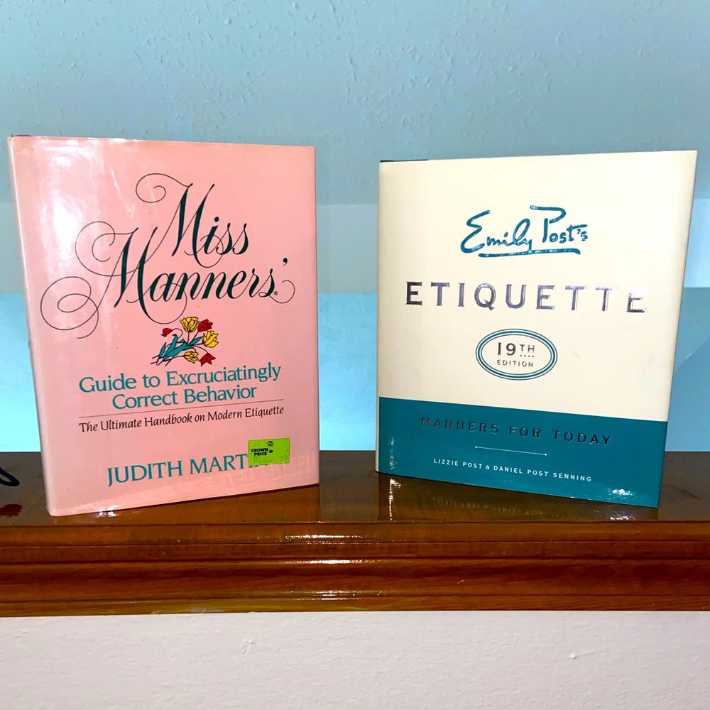 etiquette books